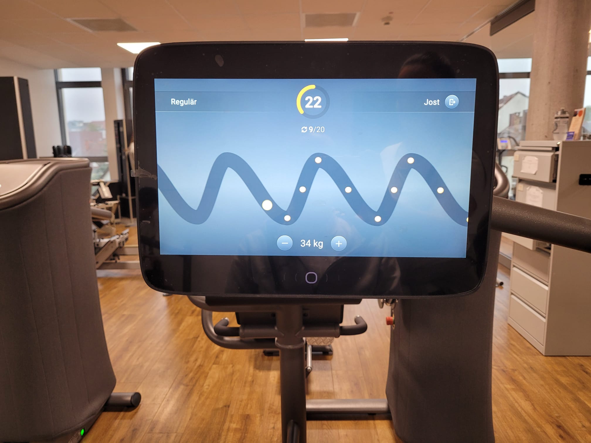 Biofeedback Smart Strength Geräte der Firma EGYM im RehaZentrum Offenburg